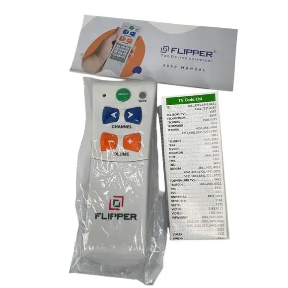 Flipper universal tv remote control white - Picture 2 of 4